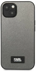 Karl Lagerfeld KLHCP13SSFMP2DG iPhone 13 mini 5,4" hardcase srebrny/silver Saffiano Plaque