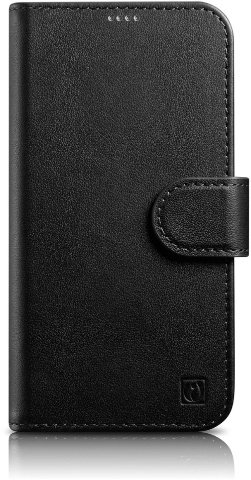 iCarer Wallet Case 2in1 Cover iPhone 14 Pro Leather Flip Cover Anti-RFID black (WMI14220726-BK)
