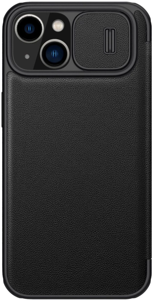 Nillkin Qin Pro Leather Case-plain leather iPhone 14 Plus 6.7 2022 Classic Black