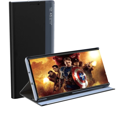 New Sleep Case for Samsung Galaxy S23 cover with flip stand blue