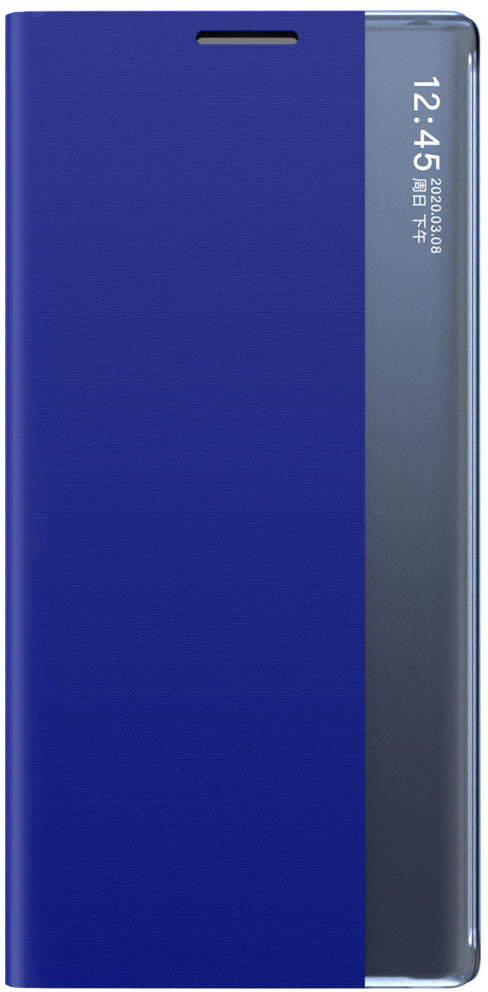 New Sleep Case for Samsung Galaxy S23 cover with flip stand blue