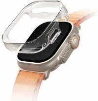 Uniq Garde Apple Watch Ultra 49mm case. transparent/dove clear