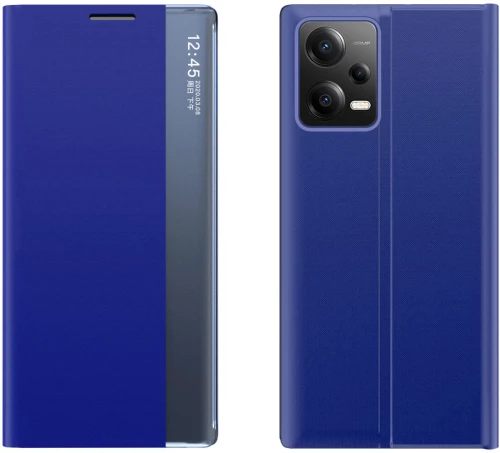 New Sleep Case Cover for Xiaomi Redmi Note 12 5G / Poco X5 5G Cover with Flip Stand Blue