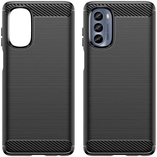 Silicon phone case for Motorola Moto G62 5G Black