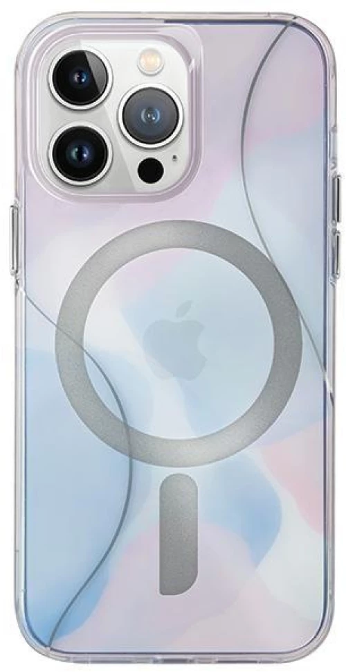 Uniq Coehl Palette iPhone 15 Pro Max 6.7" case Magnetic Charging blue/dusk blue