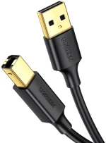 Ugreen printer cable USB-A - USB-B 480Mb/s 5m black (US135)
