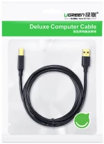 Ugreen printer cable USB-A - USB-B 480Mb/s 5m black (US135)