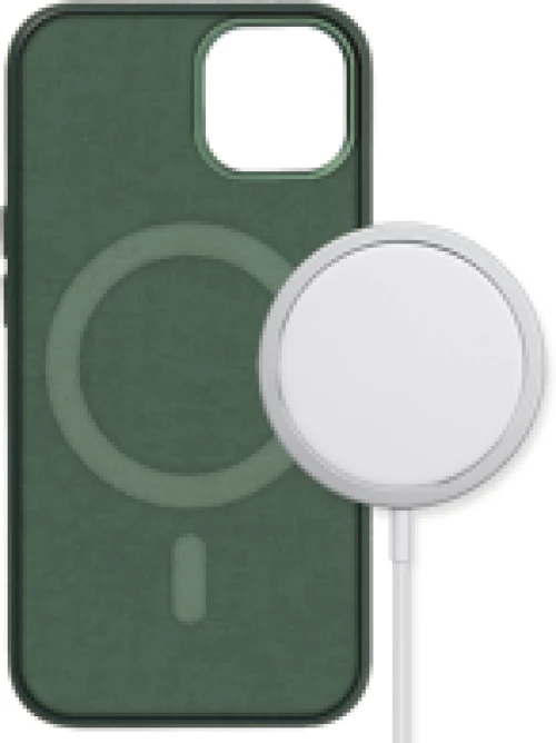 Promiz (PZ-10585) Backcover - Green, iPhone 15 Plus MagSafe Compatible