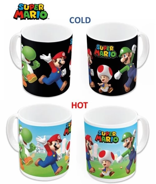 SUPER MARIO - Team - Heat Change Mug - 11 Oz