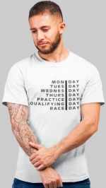 Race week t-shirt - WHITE
