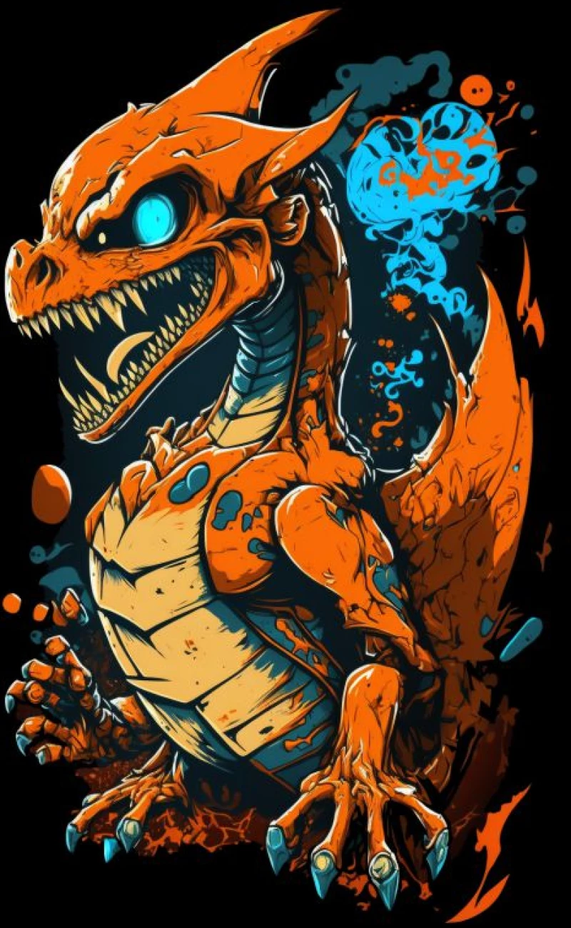 Zombie Charizard κεραμική κούπα - White