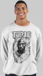 2pac φούτερ - WHITE