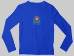 Frida Kahlo Meeple μακρυμάνικο παιδικό T-shirt - BLACK