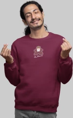 Da Vinci Meeple φούτερ - BURGUNDY