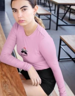 Picasso Meeple μακρυμάνικο W T-shirt - ORCHID PINK