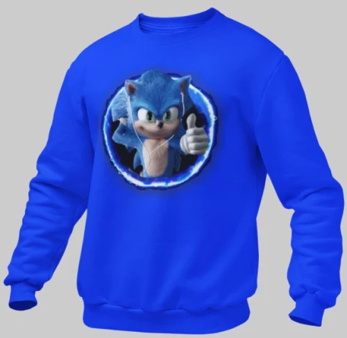 Sonic παιδικό φούτερ - ROYAL BLUE