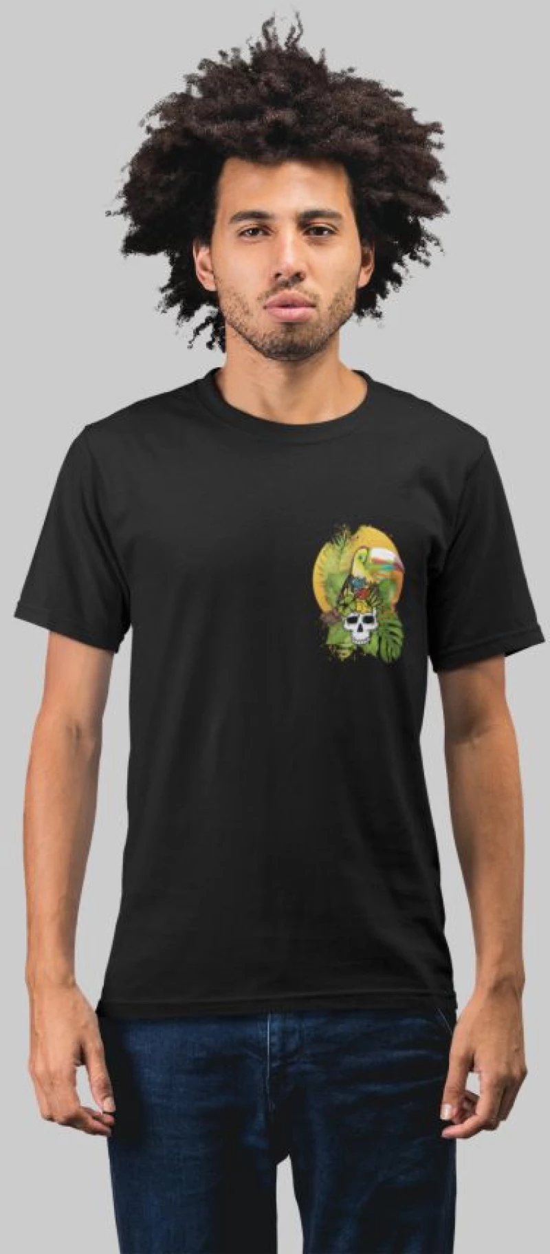 Tropical vibes t-shirt - RED