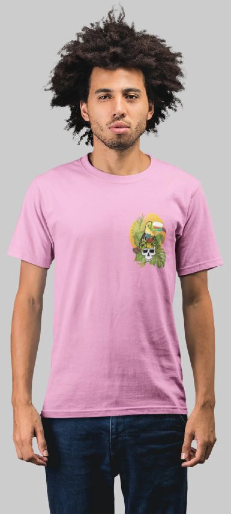 Tropical vibes t-shirt - RED
