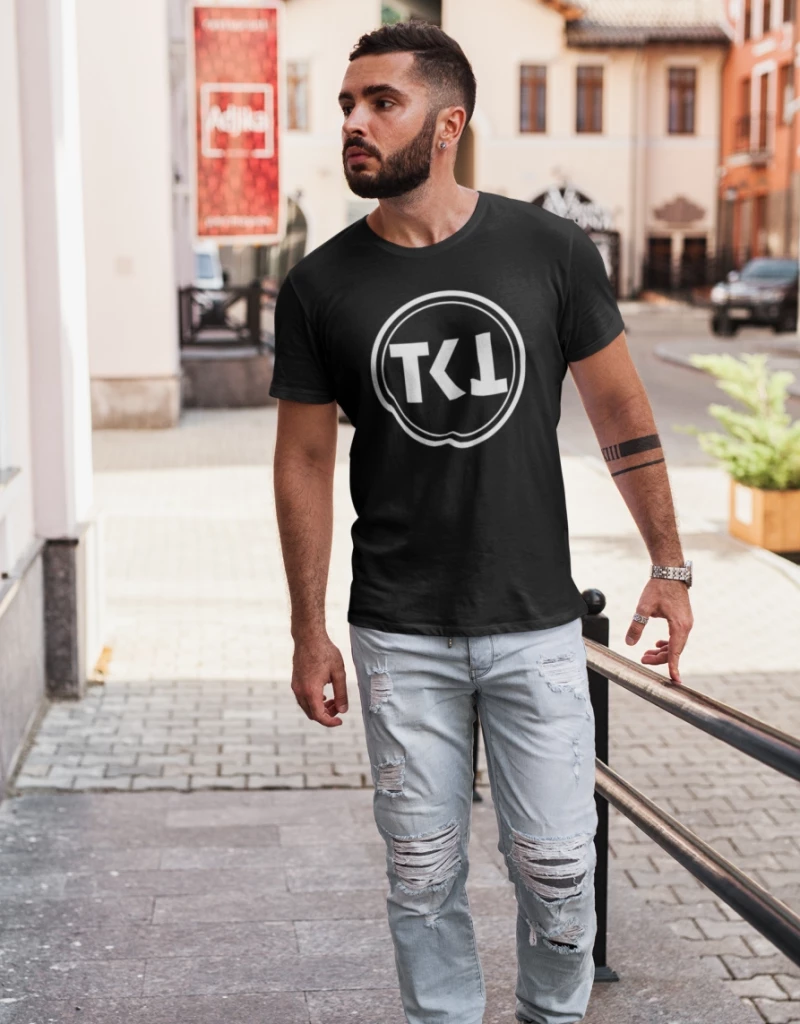 TKT new logo t-shirt plus size - WHITE