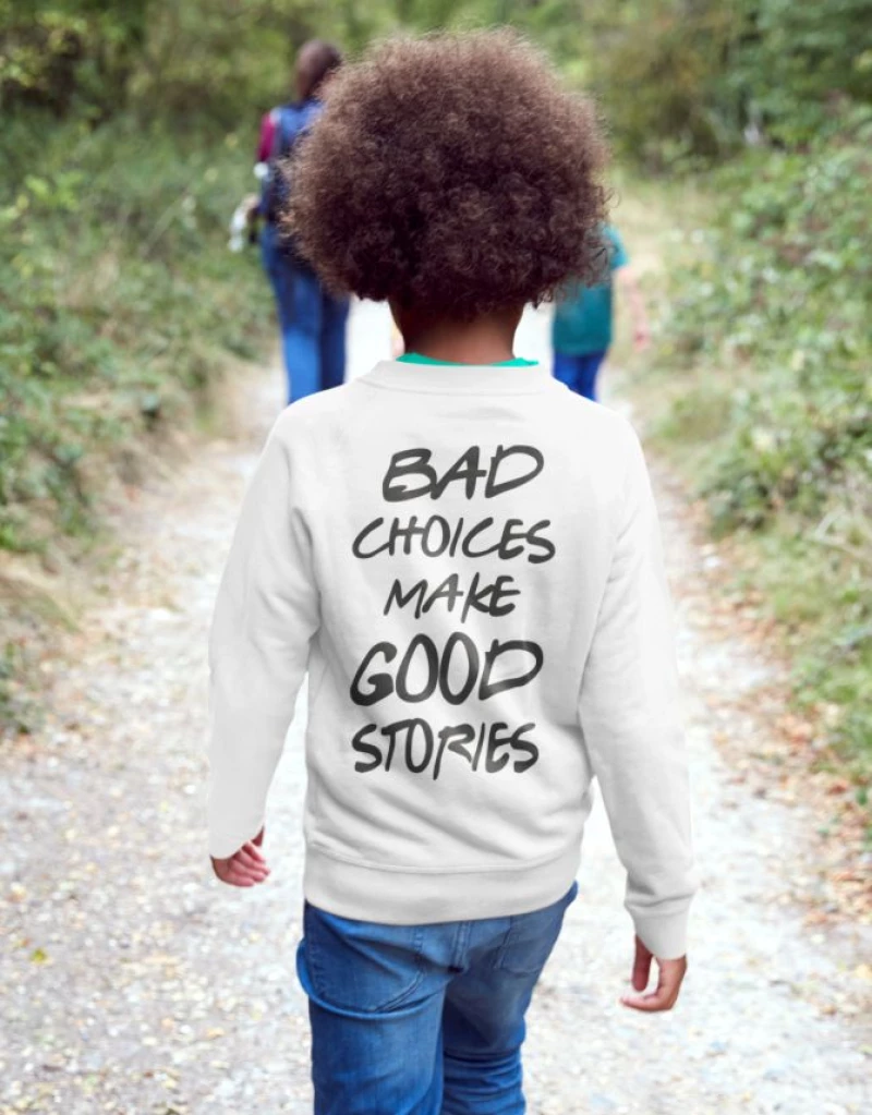 Bad Choices Παιδικό Φουτερ - BLACK