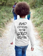 Bad Choices Παιδικό Φουτερ - BLACK