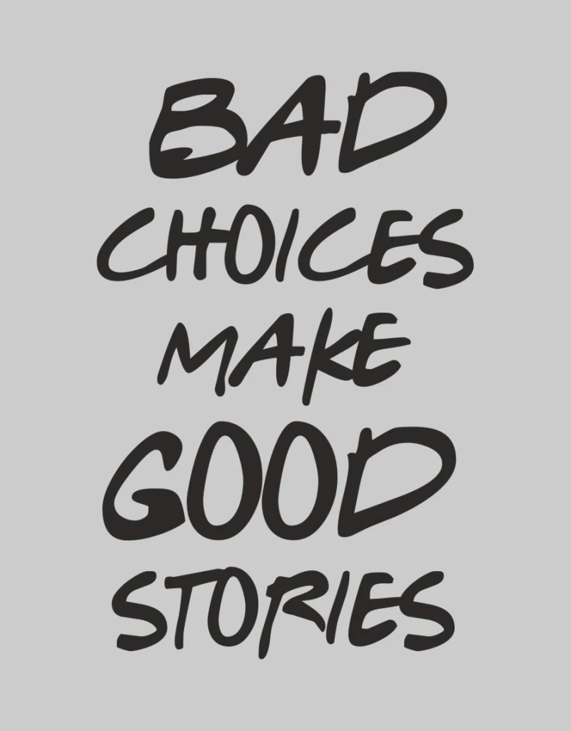 Bad Choices Παιδικό Φουτερ - BLACK
