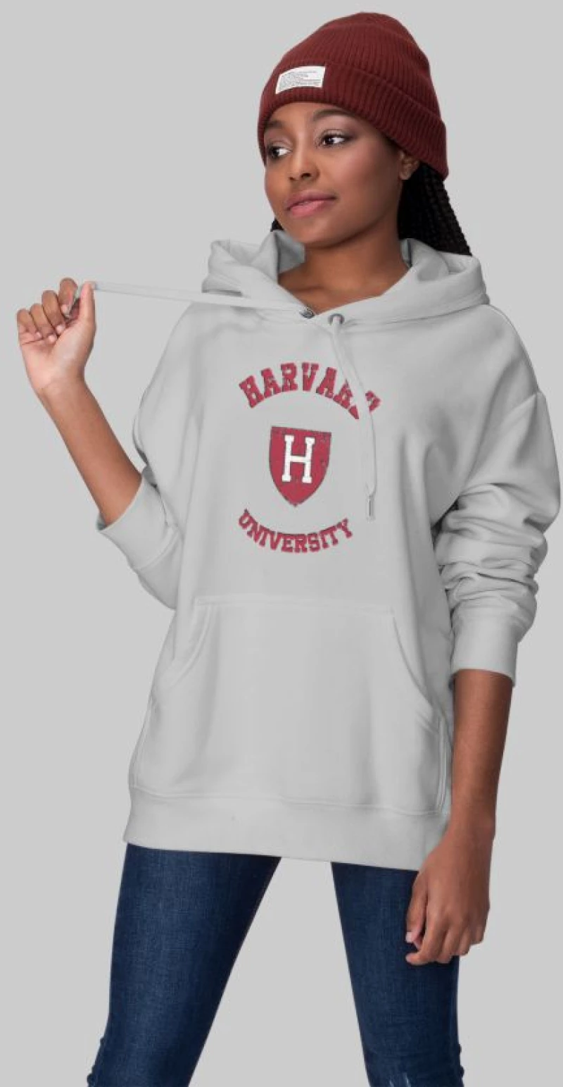 Harvard W Hoodie (Replica) - BURGUNDY