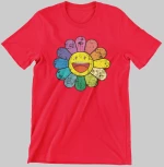 J balvin Flower kids t-shirt - RED