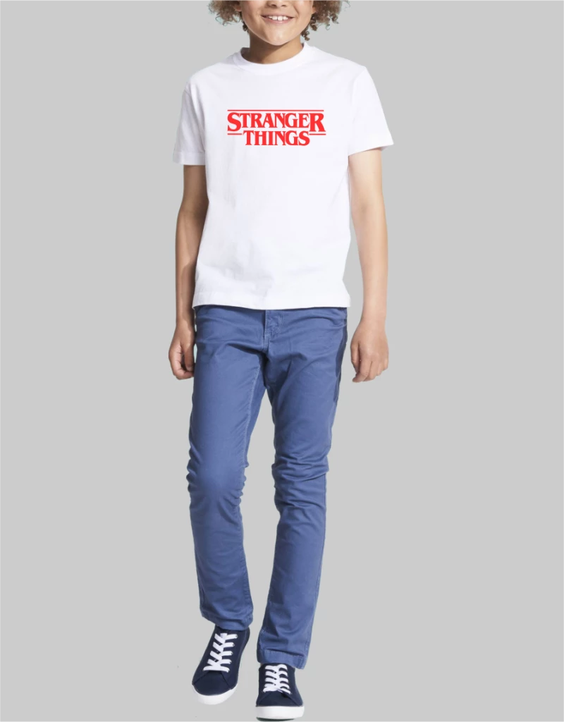 Stranger things kids t-shirt - BLACK