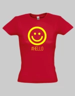 Hello woman t-shirt - FUCHSIA