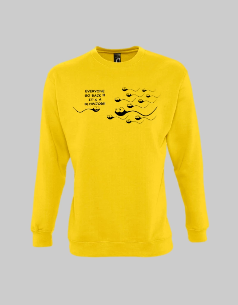 Sperm sweatshirt - WHITE