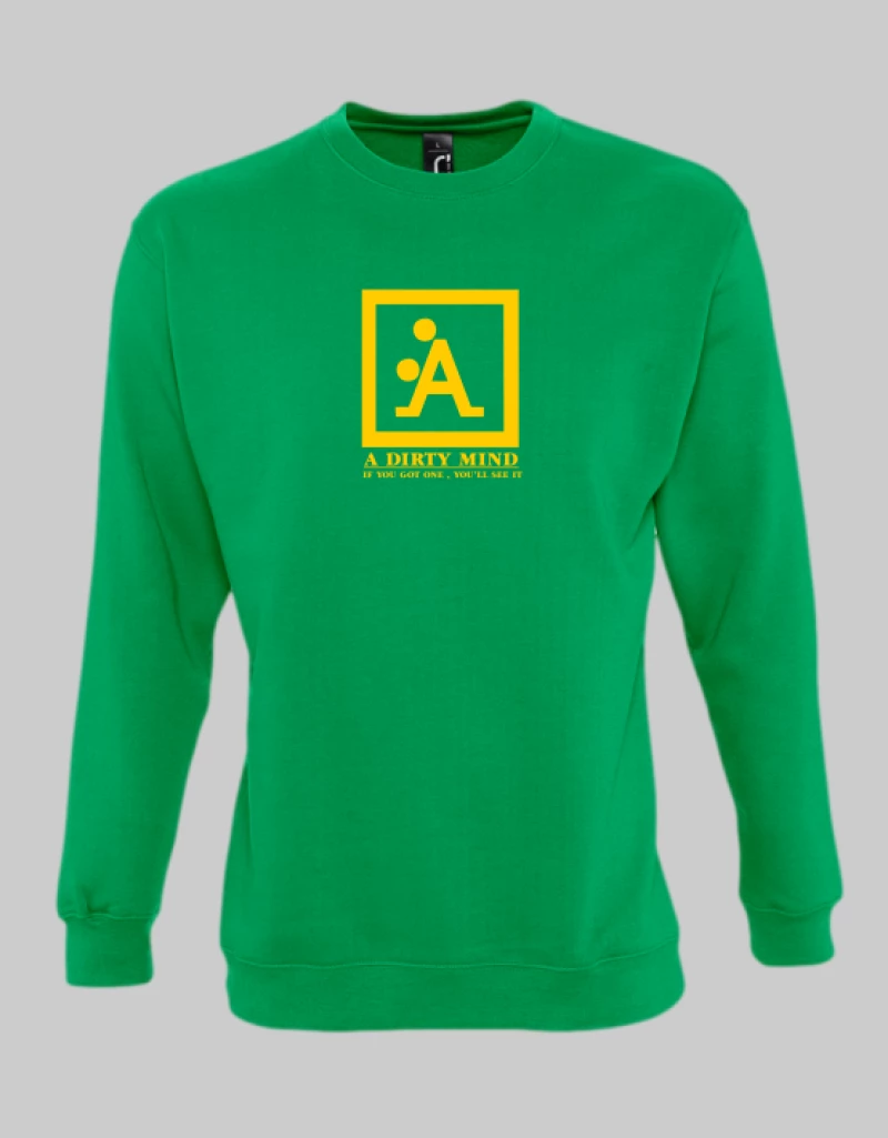 A dirty Mind Sweatshirt - BLACK