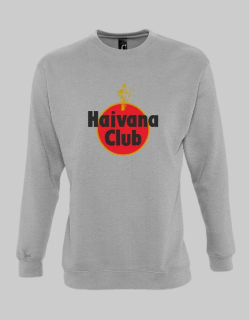 Haivana Club Sweatshirt - GREY MELANGE