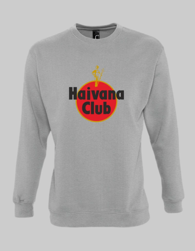 Haivana Club Sweatshirt - GREY MELANGE