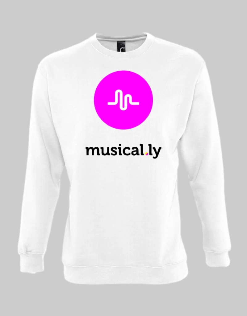 musical.ly Sweatshirt - BLACK