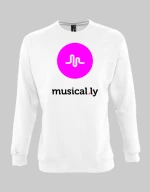 musical.ly Sweatshirt - BLACK