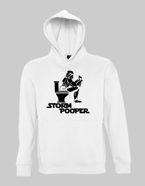 Storm Pooper Hoodie - WHITE