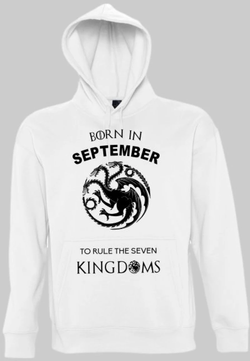 Born in September Hoodie - BLACK