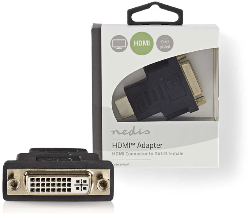 NEDIS CVBW34910AT HDMI Adapter HDMI Connector-DVI-D 24+1-Pin Female