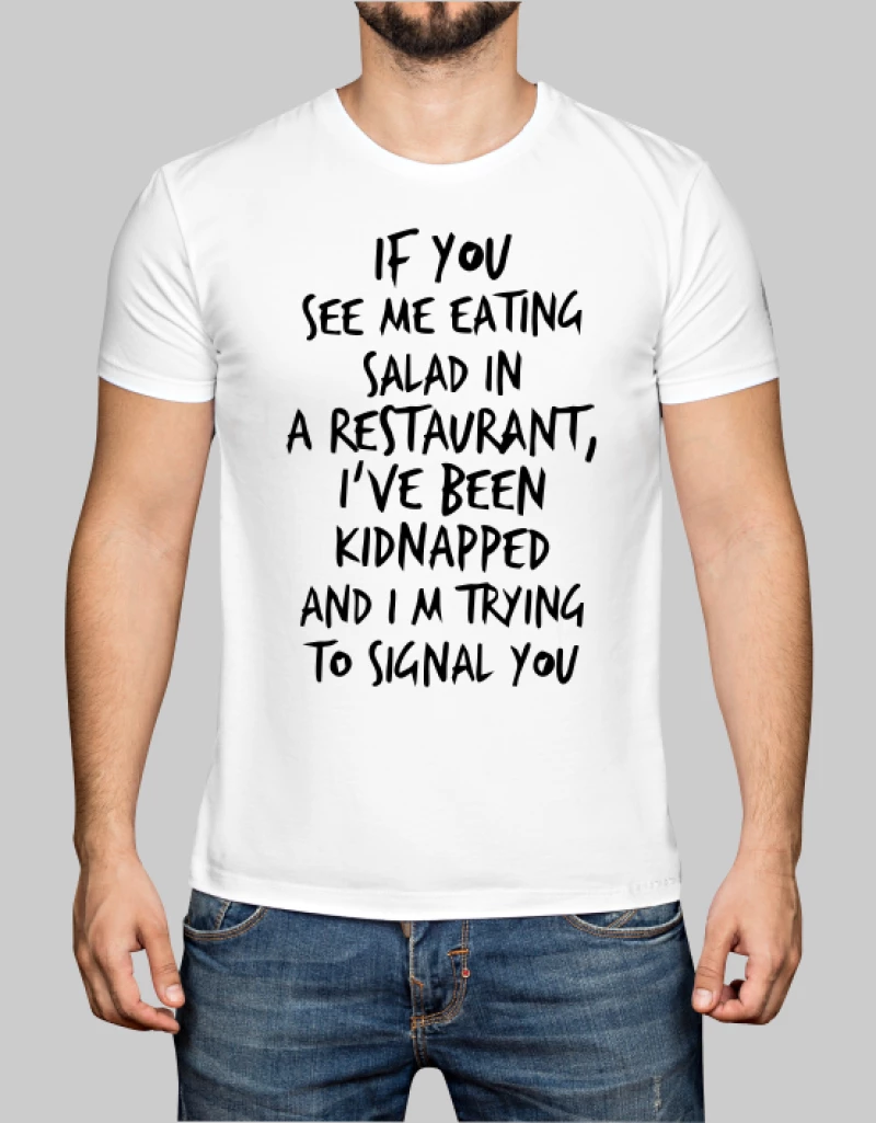 Kidnapped t-shirt - GOLD
