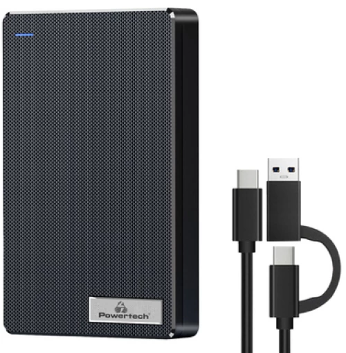 POWERTECH θήκη για 2.5" SATA HDD/SSD PT-1232, 5Gbps, μαύρη