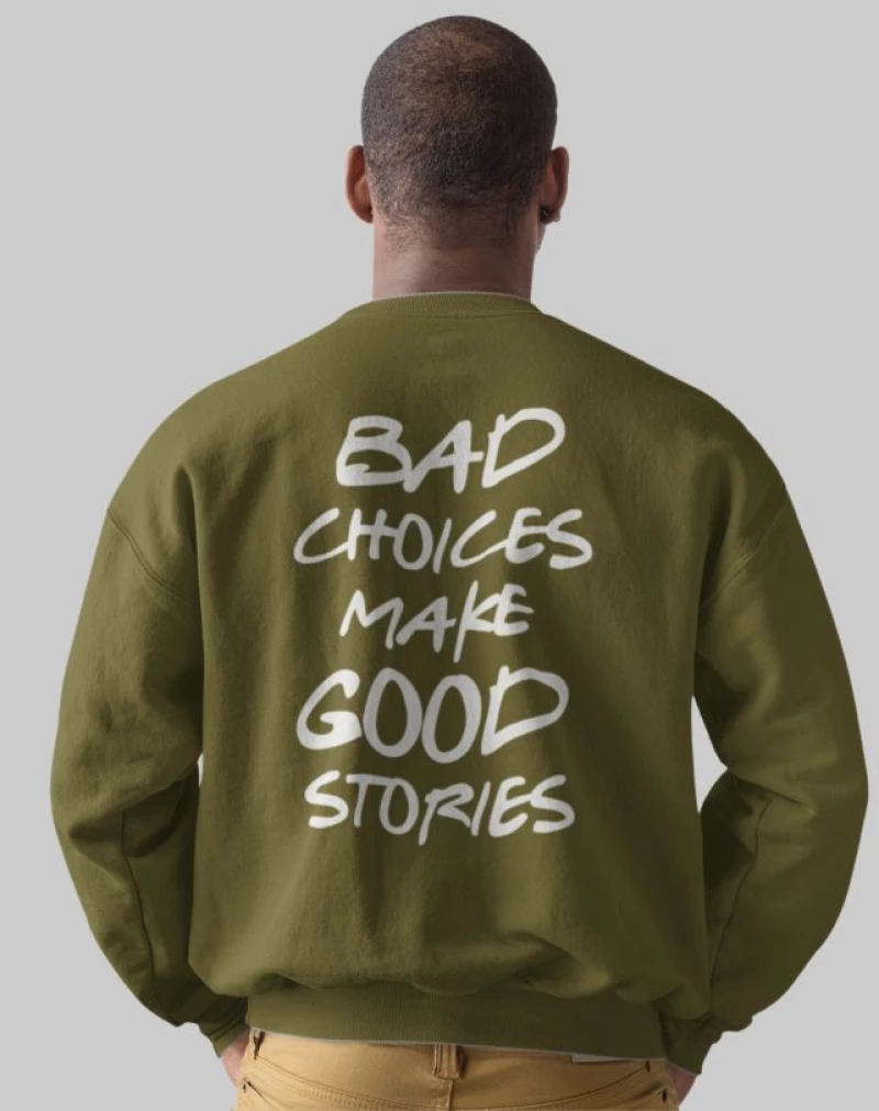 Bad Choices Φούτερ - WHITE