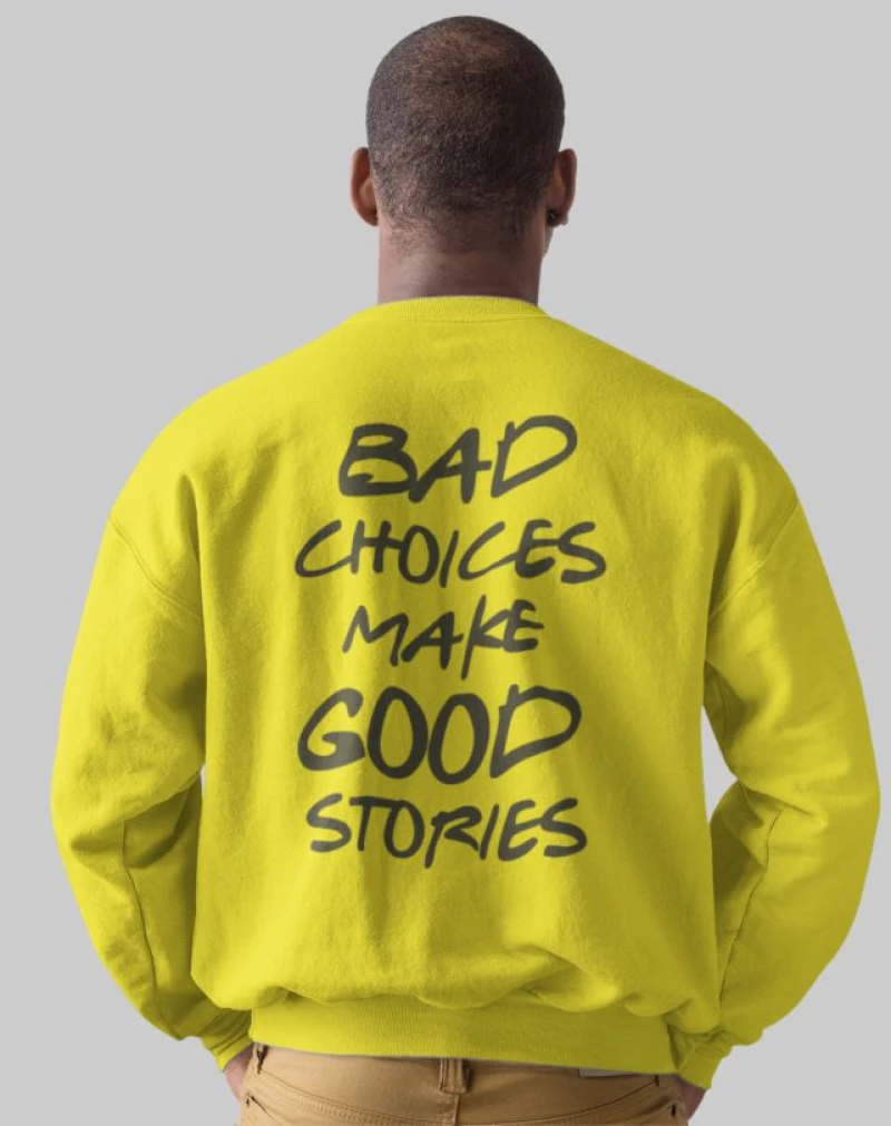 Bad Choices Φούτερ - WHITE