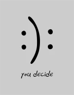 You Decide t-shirt - BLACK