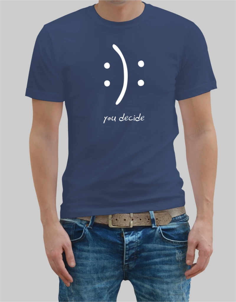 You Decide t-shirt - BLACK