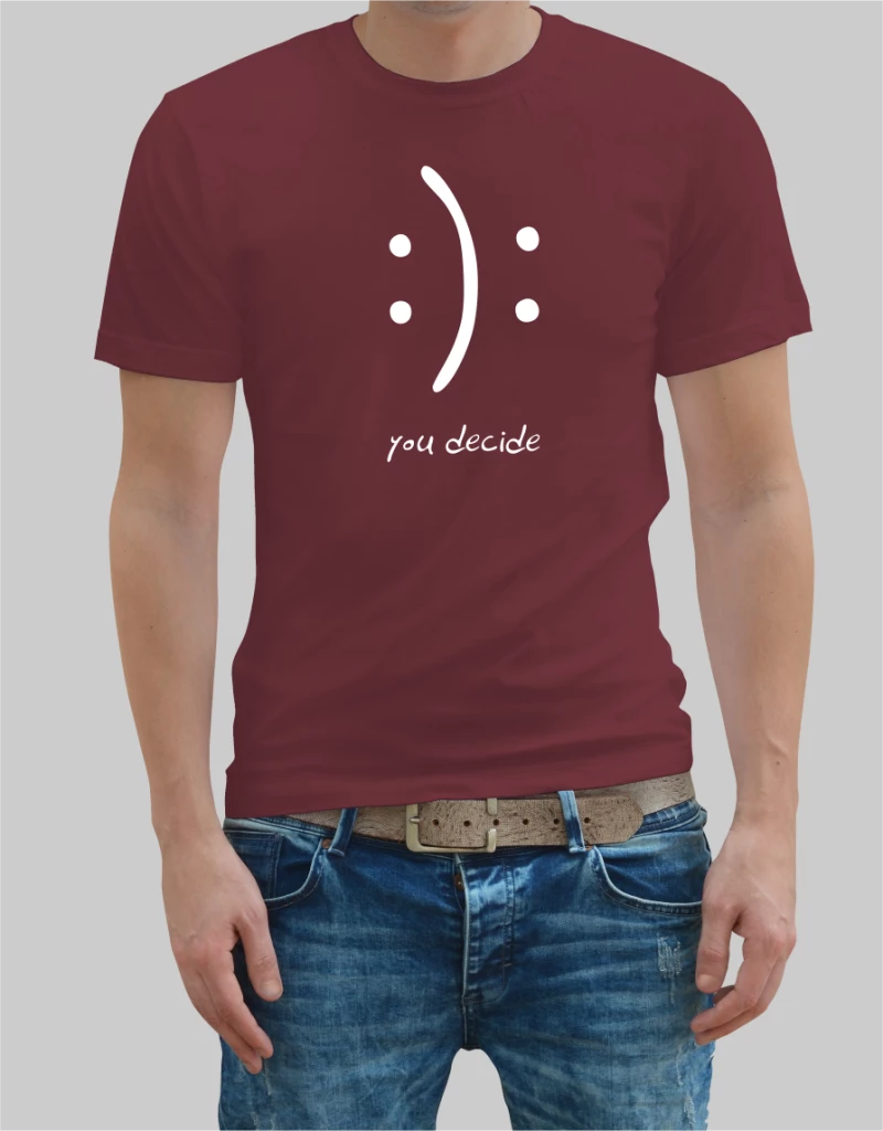You Decide t-shirt - BLACK