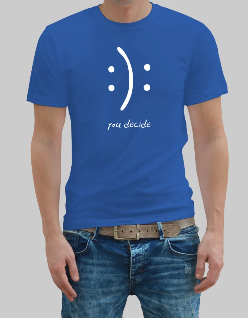 You Decide t-shirt - BLACK