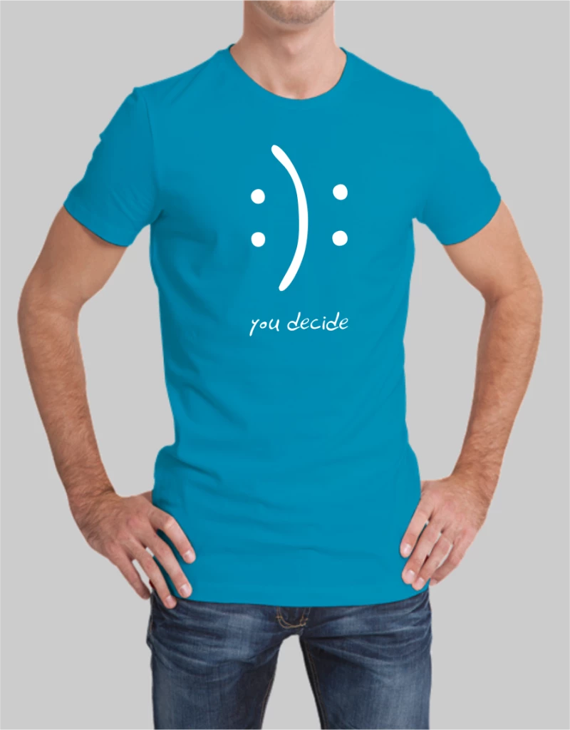 You Decide t-shirt - BLACK