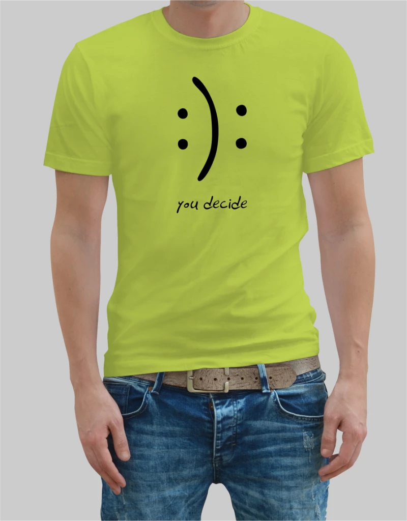 You Decide t-shirt - BLACK