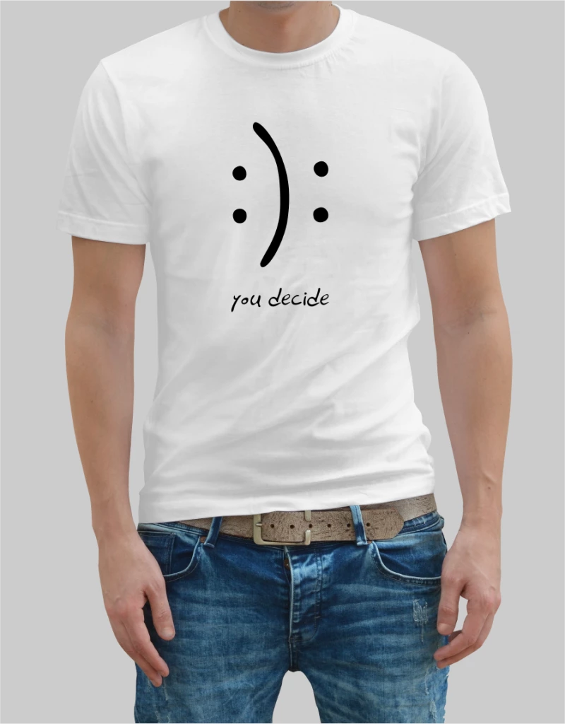 You Decide t-shirt - BLACK